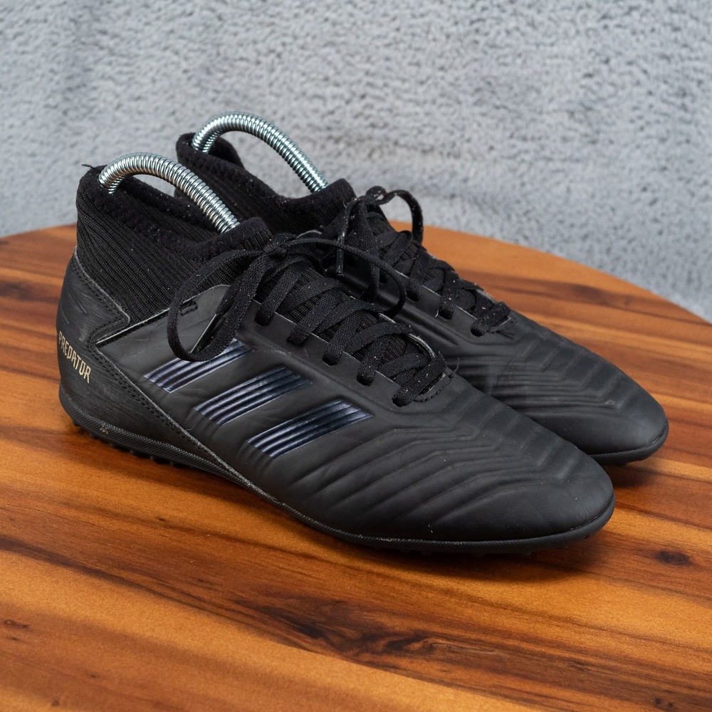 adidas Predator Tango 19.3 Mid Black Indoor Turf Soccer Sneakers Sz 6 G25801